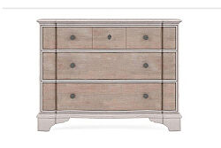 ALCOVE ŞİFONYER KREM-KAHVE 4 ÇEKMECE 46x91x75cm 321148-2801 - 1