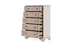 ALCOVE ŞİFONYER KREM-KAHVE 6 ÇEKMECE 51x107x147cm 321150-2801 - 3