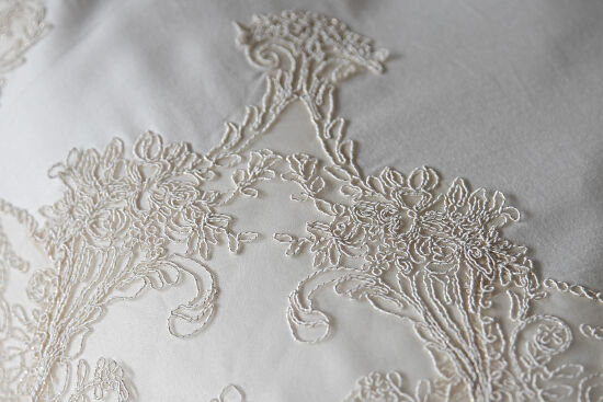 ALMES NEVRESIM TAKIMI KREM-GOLD KING SIZE 260x240cm 6 PRC - 4