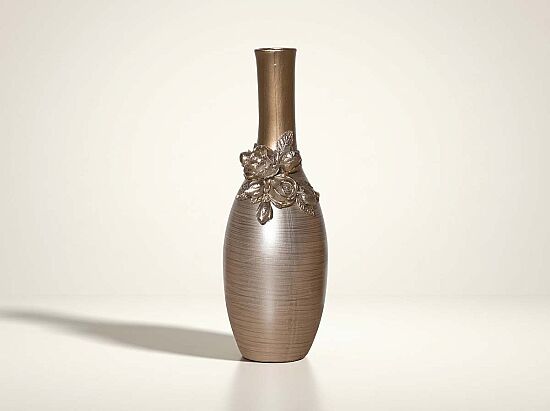 ALORE VAZO BÜYÜK 12X36 CM PUDRA-GOLD(DY) - 1