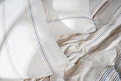 ANTONİN-2 NEVRESİM TAKIMI 240X220 4 PRC ECRU-MAVİ - 5