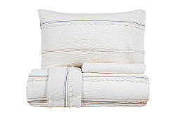 ANTONİN NEVRESİM TAKIMI 240X220 4 PRC ECRU-MAVİ - 5