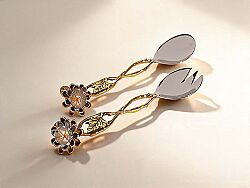 ANYMOON Salata Servis Seti-2 li 26x6x3 CM SB-18524 - HSH-KRVN ORTAK