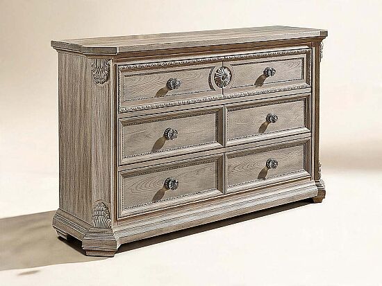 ARCH SALVAGE DRESSUAR 6 ÇEKMECE KAHVE 51x180x104cm 233130-2802 - 2