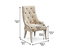 ARCH SALVAGE SANDALYE 76x66x114cm 233200-2817 - 2