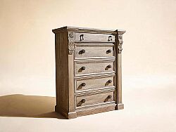 ARCH SALVAGE ŞİFONYER 5 ÇEKMECE KAHVE 51x116x148cm 233150-2802 - 2