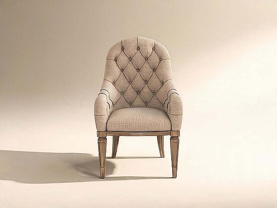 ARCHİTRAVE KAPİTONELİ KOLLU SANDALYE 69x68x108cm 277207-2608 - 1