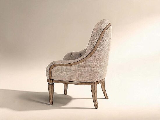 ARCHİTRAVE KAPİTONELİ KOLLU SANDALYE 69x68x108cm 277207-2608 - 3