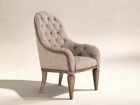 ARCHİTRAVE KAPİTONELİ KOLLU SANDALYE 69x68x108cm 277207-2608 - 2