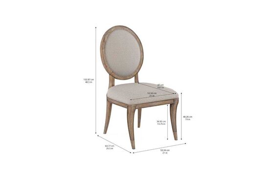 ARCHİTRAVE KOLSUZ SANDALYE KAHVE 65x53x103cm 277202-2608
