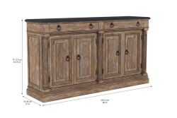 ARCHİTRAVE KONSOL 4 KAPAK KAHVE 53x203x111cm 277252-2608 - 7