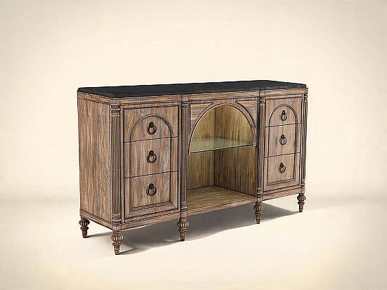 ARCHİTRAVE KONSOL KAHVE 51x190x98cm 277251-2608 - 2