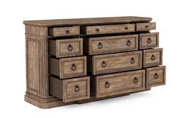 ARCHİTRAVE ŞİFONYER 12 ÇEKMECE KAHVE 53x178x101cm 277131-2608 - 10