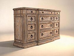 ARCHİTRAVE ŞİFONYER 12 ÇEKMECE KAHVE 53x178x101cm 277131-2608 - KERVAN