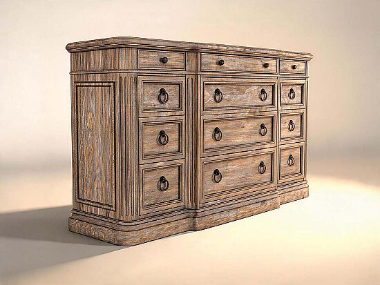 ARCHİTRAVE ŞİFONYER 12 ÇEKMECE KAHVE 53x178x101cm 277131-2608 - 1