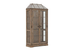 ARCHİTRAVE VİTRİN KAHVE 50x117x236cm 277240-2608TP-BS - KERVAN