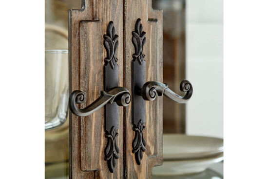 ARCHİTRAVE VİTRİN KAHVE 50x117x236cm 277240-2608TP-BS - 4
