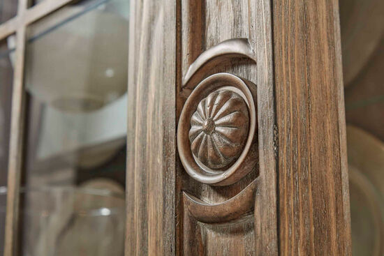 ARCHİTRAVE VİTRİN KAHVE 50x117x236cm 277240-2608TP-BS - 5