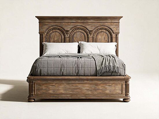 ARCHİTRAVE YATAK KAHVE 231x254x193cm 277136-2608FB-HB-RS - 1