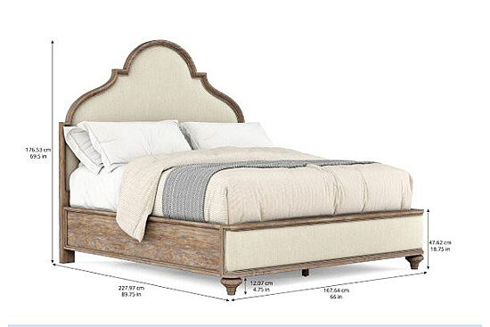 ARCHİTRAVE YATAK+2 KOMODİN 227.97x167.64x176.53cm 277125-2608FB-HB-RS-233140-2802 - 3