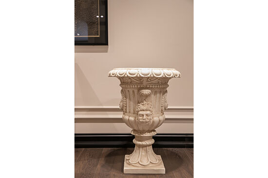 ATHENA FİBER SAKSI EKRU 55X77 CM - 2