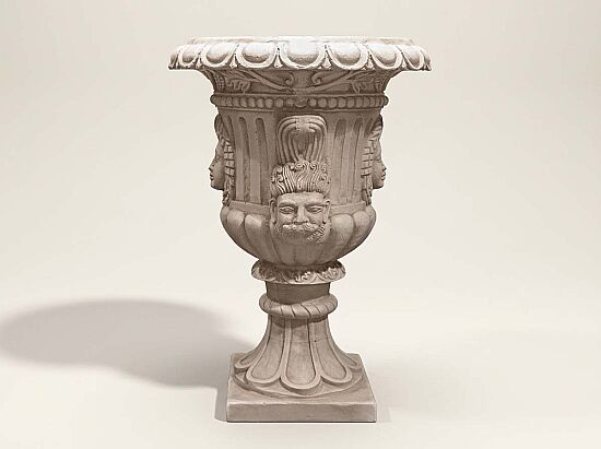 ATHENA FİBER SAKSI EKRU 55X77 CM - 1