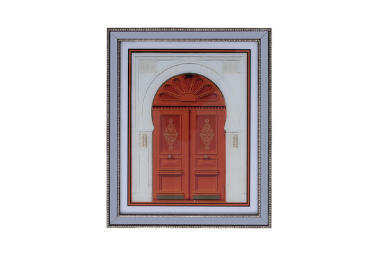AYNALI CERCEVE KAPI TABLO SARI (65700143) 46x56 cm - 1