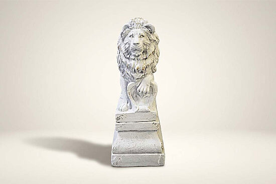 B56121FR263-2 & N2509FR263 KAIDELI ASLAN HEYKEL 44.5x28.5x77cm - 1