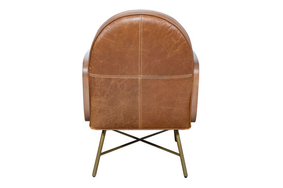 BAHIA KOLLU SANDALYE CAMEL 81x60x80cm C0545-1D B65 CUBA BROWN-W65 RATTAN-39 GOLD İRON