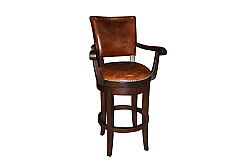 BAR SANDALYESİ KAHVE 61x66x117cm BY-05 VİNTAGE CİGAR 11 - 2