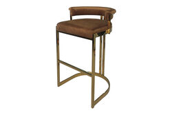 BAR SANDALYE - BAR SANDALYESİ KOYU KAHVE 47x52x89cm C0390-01-1D AR108-9