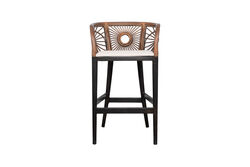 BAR SANDALYESİ NATUREL 60,5x60,5x100cm 3550BS.NW - KERVAN