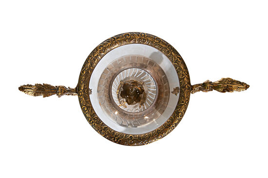 BCC1-12635 VAZO ANTİK PIRINC-AMBER 25x19x53cm - 4