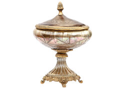 BCC1-14758 DEKORATIF KAPAKLI SEKERLIK 26x15x29cm