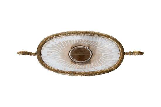 BCC1-19204 DEKORATIF KASE ANTİK PIRINC-AMBER 40x23x24cm - 2
