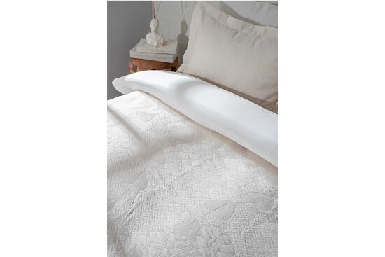 BELİSSA PİKE-YATAK ÖRTÜSÜ 240x250 3 PRC KREM-BEJ - 6