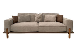 KERVAN - BELT DÖRTLÜ KOLTUK KAHVE-BEJ 90x270x80cm