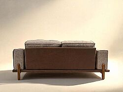 BELT DÖRTLÜ KOLTUK KAHVE-BEJ 90x270x80cm - 3