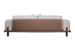 BELT ÜÇLÜ KOLTUK KAHVE-BEJ 90x240x80cm - 3