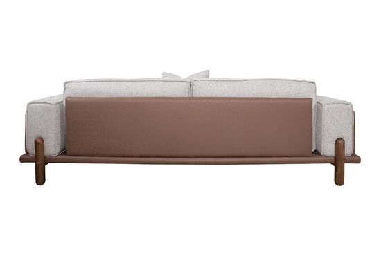 BELT ÜÇLÜ KOLTUK KAHVE-BEJ 90x240x80cm - 3