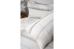 BENARD NEVRESİM TAKIMI 200X220 4 PRC ECRU-HAKİ - 5