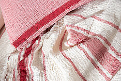 BERLİCA PİKE TAKIMI 240X220 4 PRC ECRU-KIRMIZI - 4