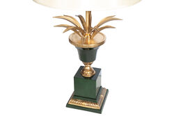 BH-28 YAPRAKLI MASA LAMBASI YESIL-GOLD 40x80cm - 3