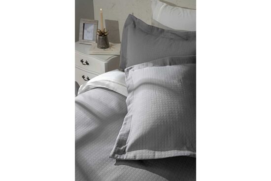 BIGA PİKE-YATAK ÖRTÜSÜ 240x250 3 PRC GRİ - 5