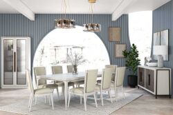 BLANC DİKDÖRTGEN YEMEK MASASI KREM 112x256x76cm 289220-1040 - 3