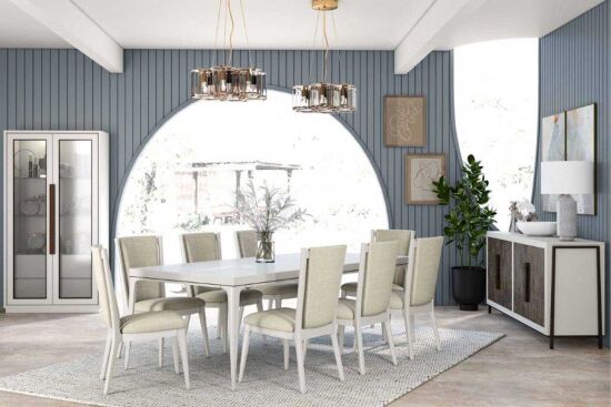 BLANC DİKDÖRTGEN YEMEK MASASI KREM 112x256x76cm 289220-1040 - 3