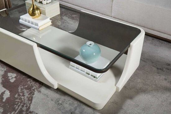 BLANC ORTA SEHPA DİKDÖRTGEN CAMLI 73x137x43cm 289300-1040 - 9