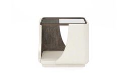 BLANC YAN SEHPA KARE CAMLI 61x71x61cm 289303-1040 - YAN SEHPA