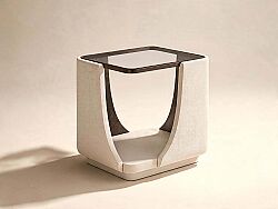 BLANC YAN SEHPA KARE CAMLI 61x71x61cm 289303-1040 - 2