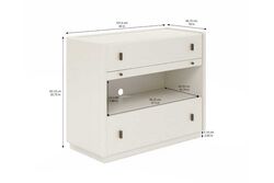BLANC YATAK+ 2 KOMODİN KREM 205.11x219.08x165.1cm 289136-1040-289158-1017 - Thumbnail